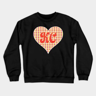 Kansas City Argyle Heart Crewneck Sweatshirt